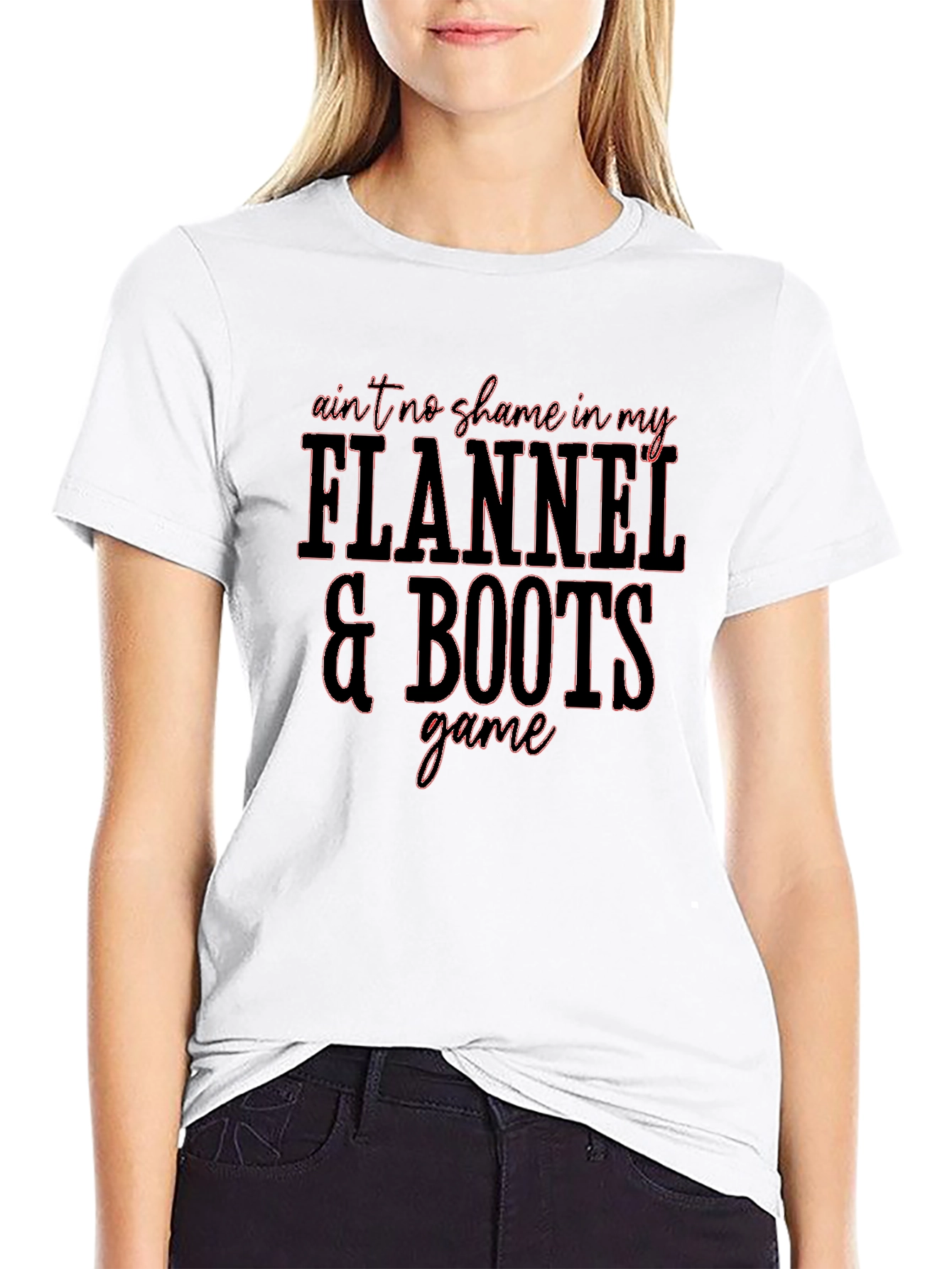 Flannel & Boots Graphic Tee - Stylish Casual Wear
