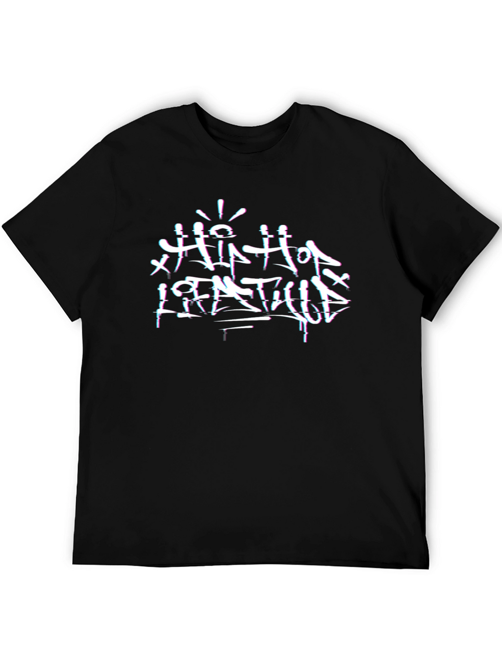 Hip Hop Lifestyle Black Graphic Tee
