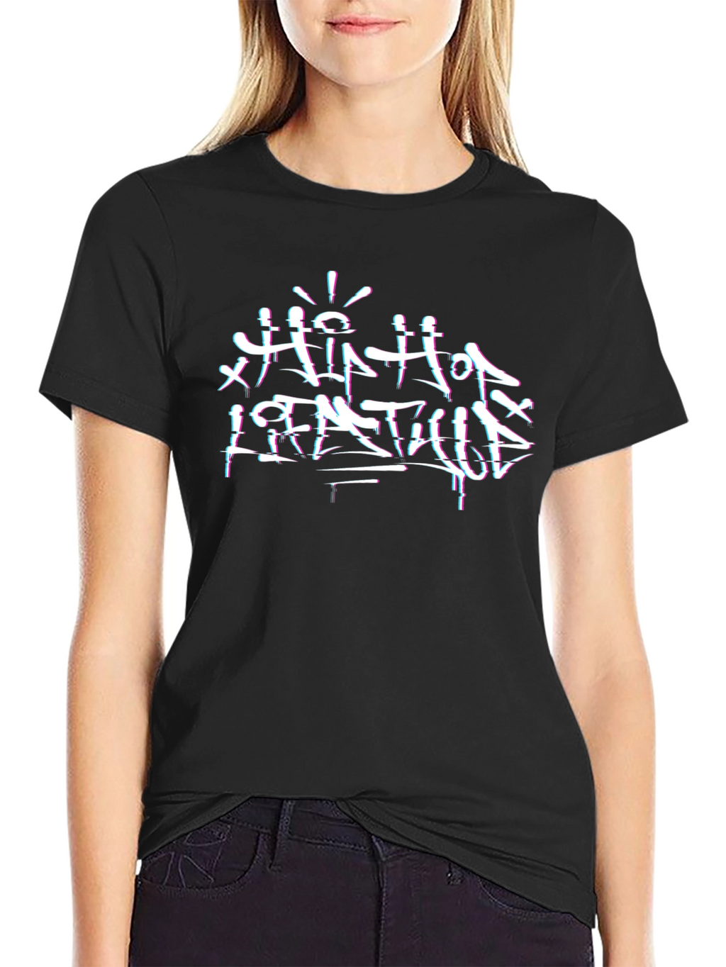 Hip Hop Lifestyle Black Graphic Tee