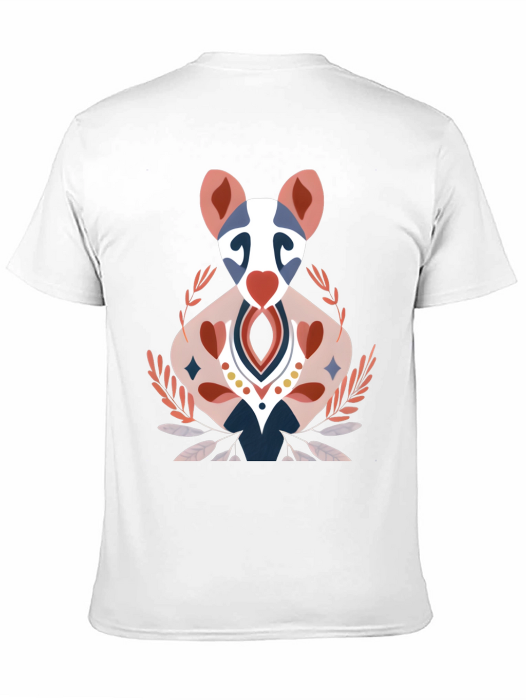 Artistic Animal Graphic Tee - Black