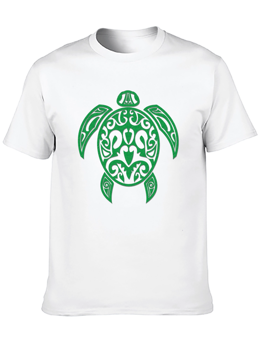 Green Turtle Graphic Black Tee
