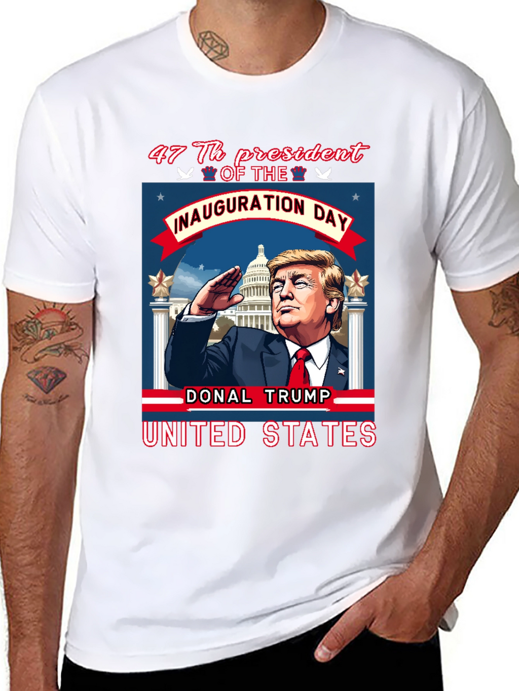 47th President Inauguration Day Donald Trump T-Shirt