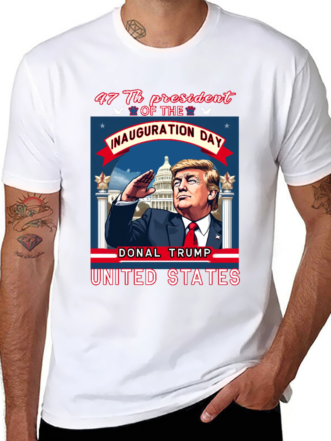 47th President Inauguration Day Donald Trump T-Shirt