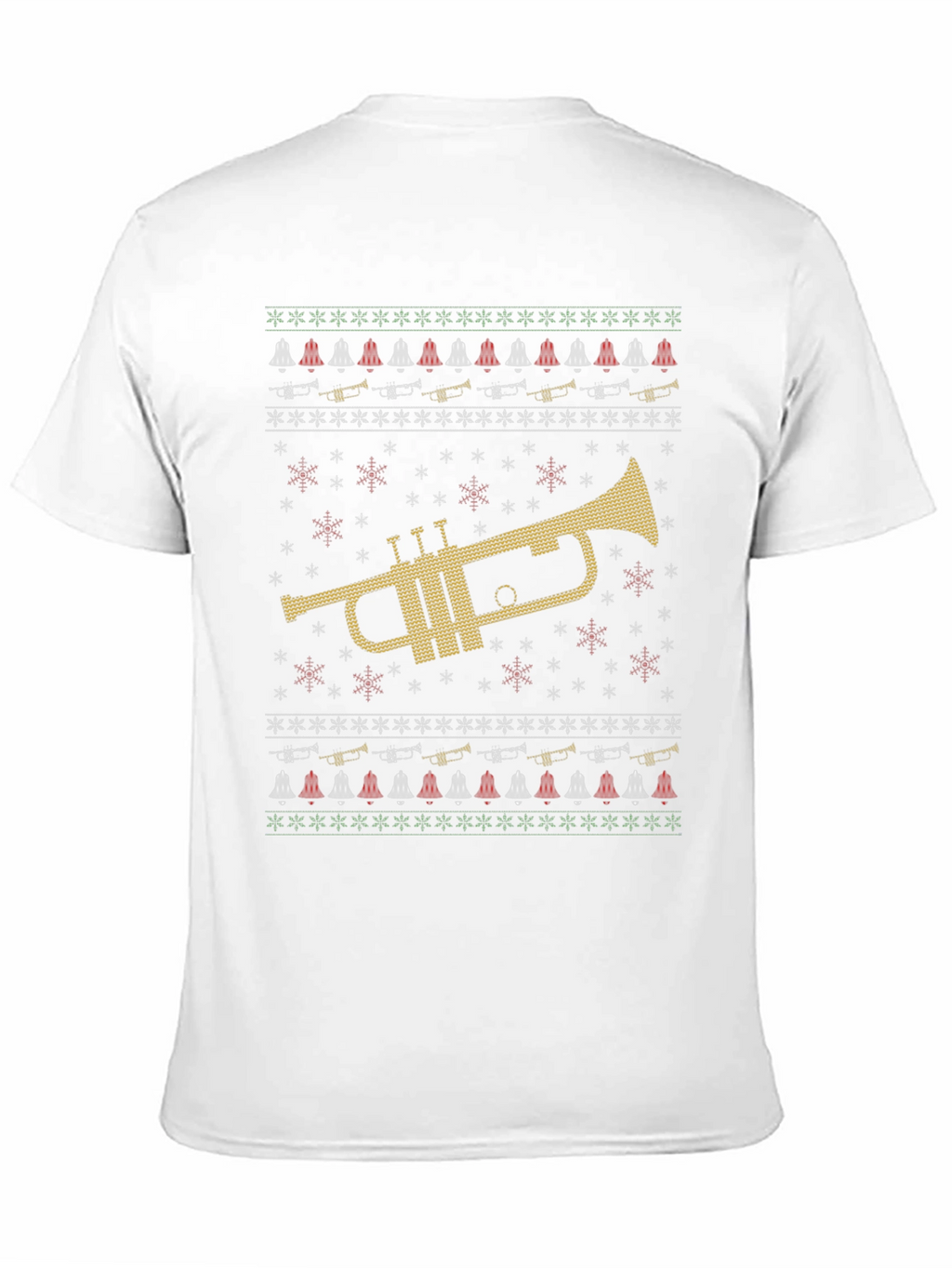 Trumpet Ugly Christmas Sweater T-Shirt