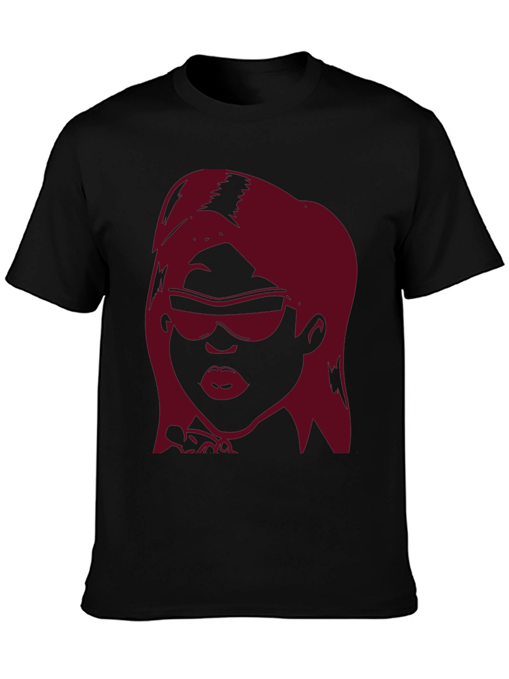 Cool Woman Graphic T-Shirt - Stylish Black Tee