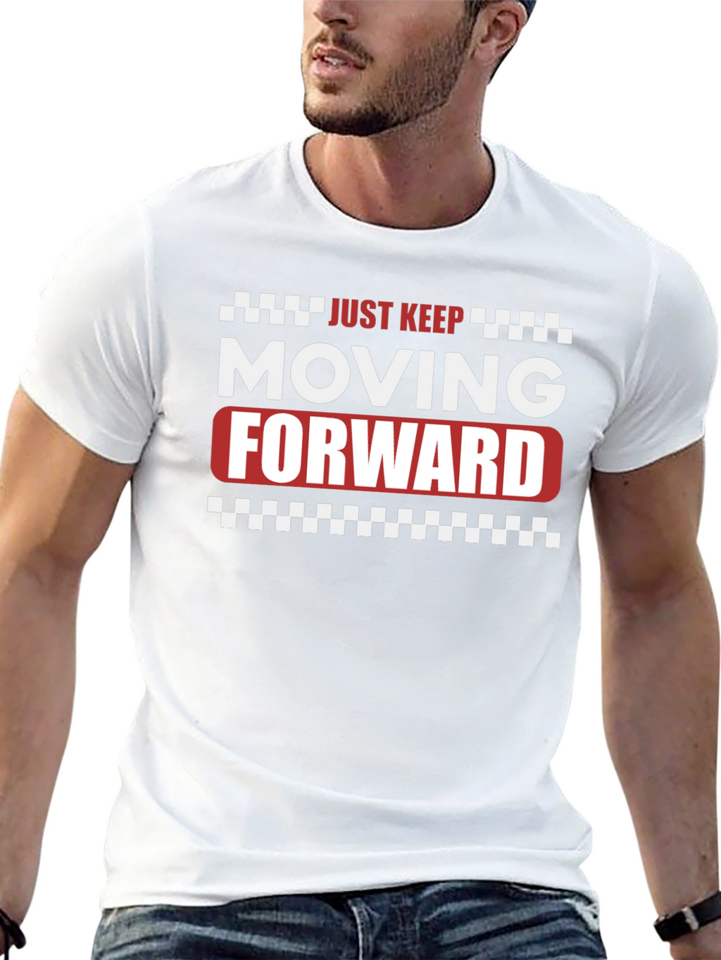 Just Keep Moving Forward Graphic T-Shirt
