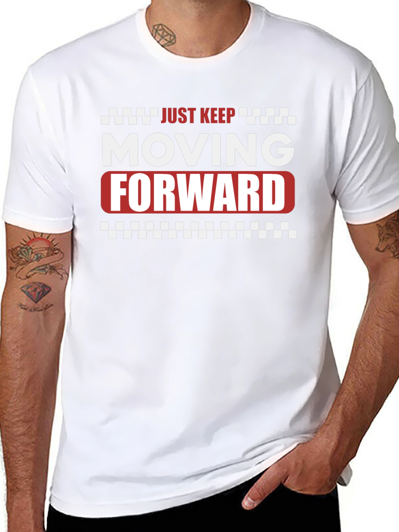 Just Keep Moving Forward Graphic T-Shirt