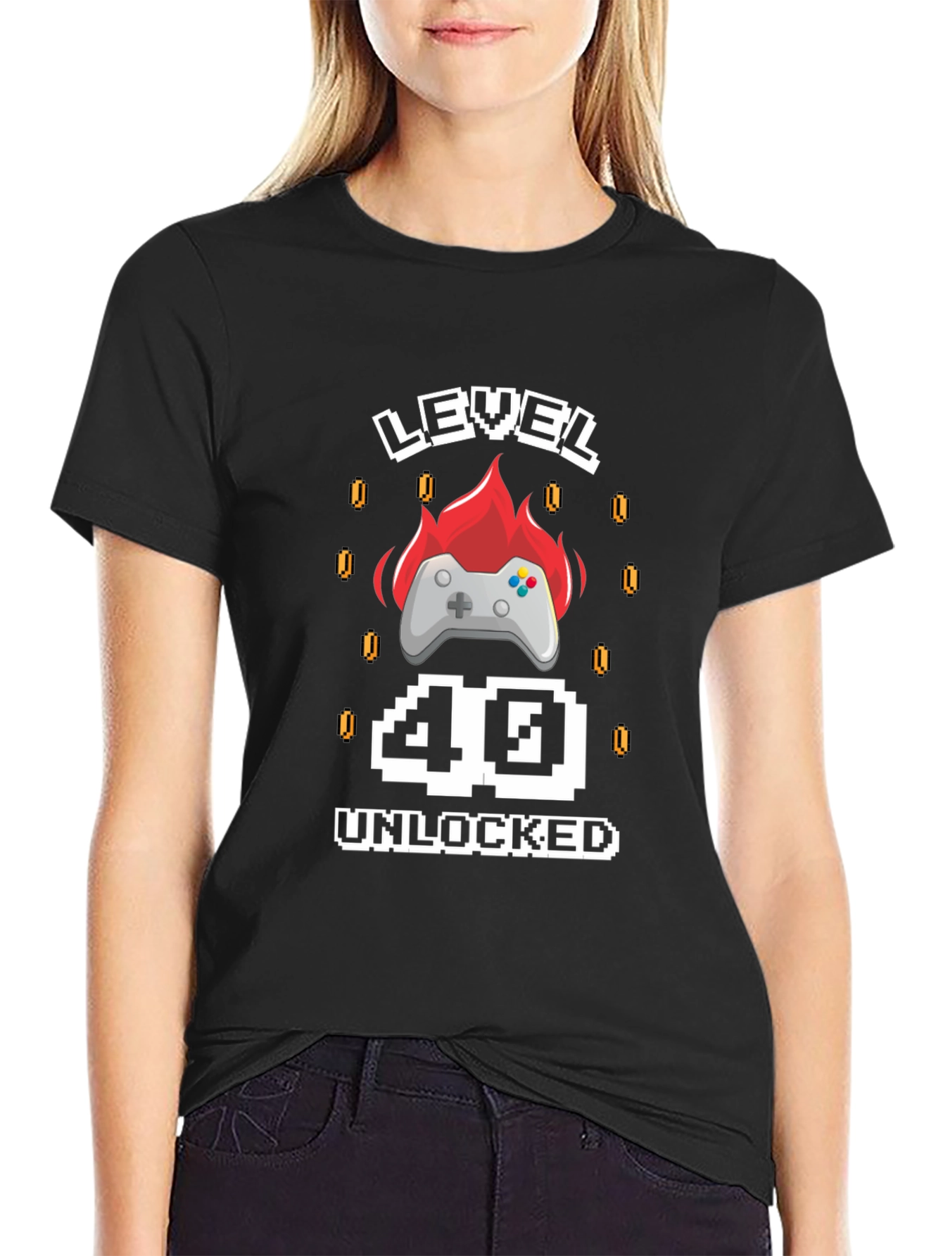 Level 40 Unlocked Gaming T-Shirt