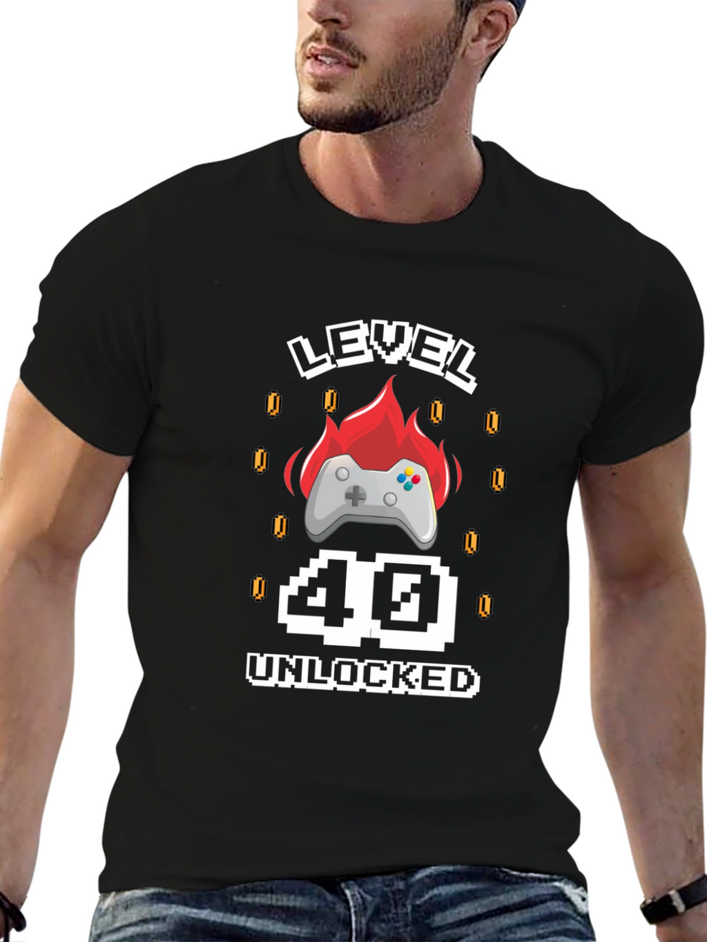 Level 40 Unlocked Gaming T-Shirt