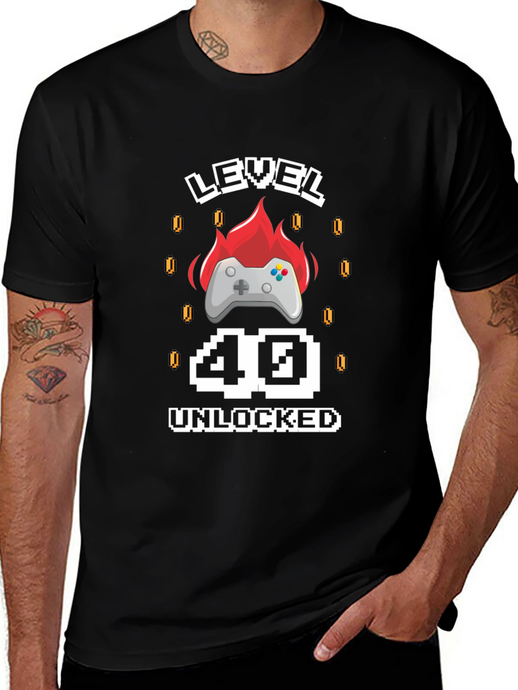 Level 40 Unlocked Gaming T-Shirt