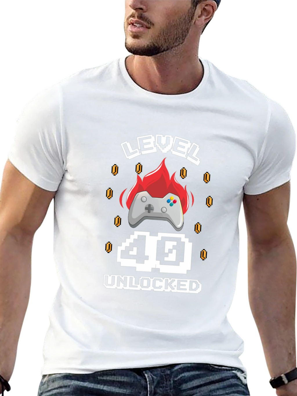 Level 40 Unlocked Gaming T-Shirt