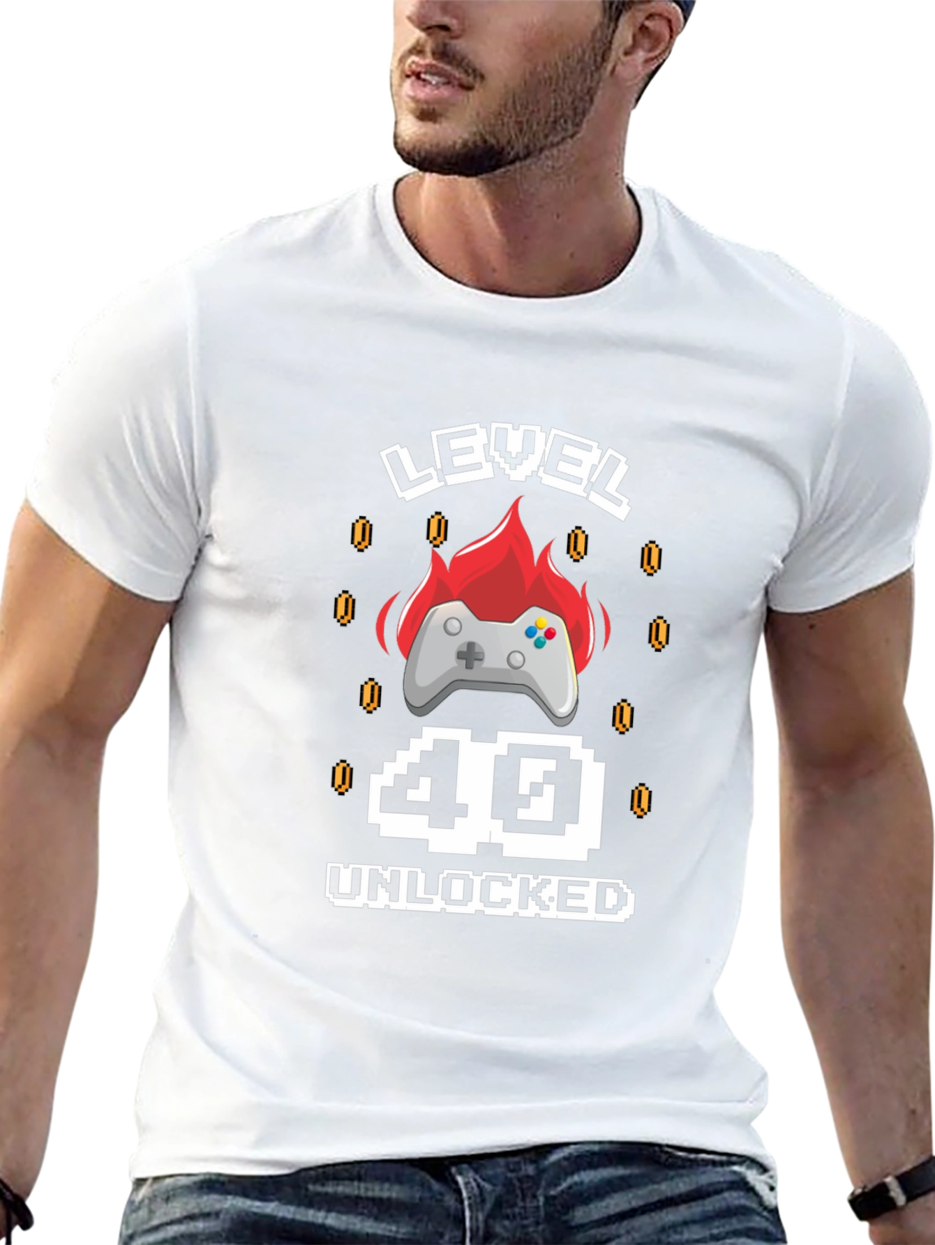 Level 40 Unlocked Gaming T-Shirt