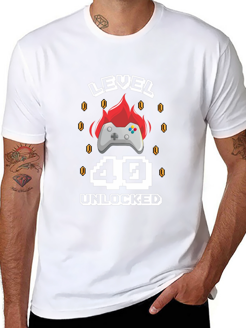 Level 40 Unlocked Gaming T-Shirt