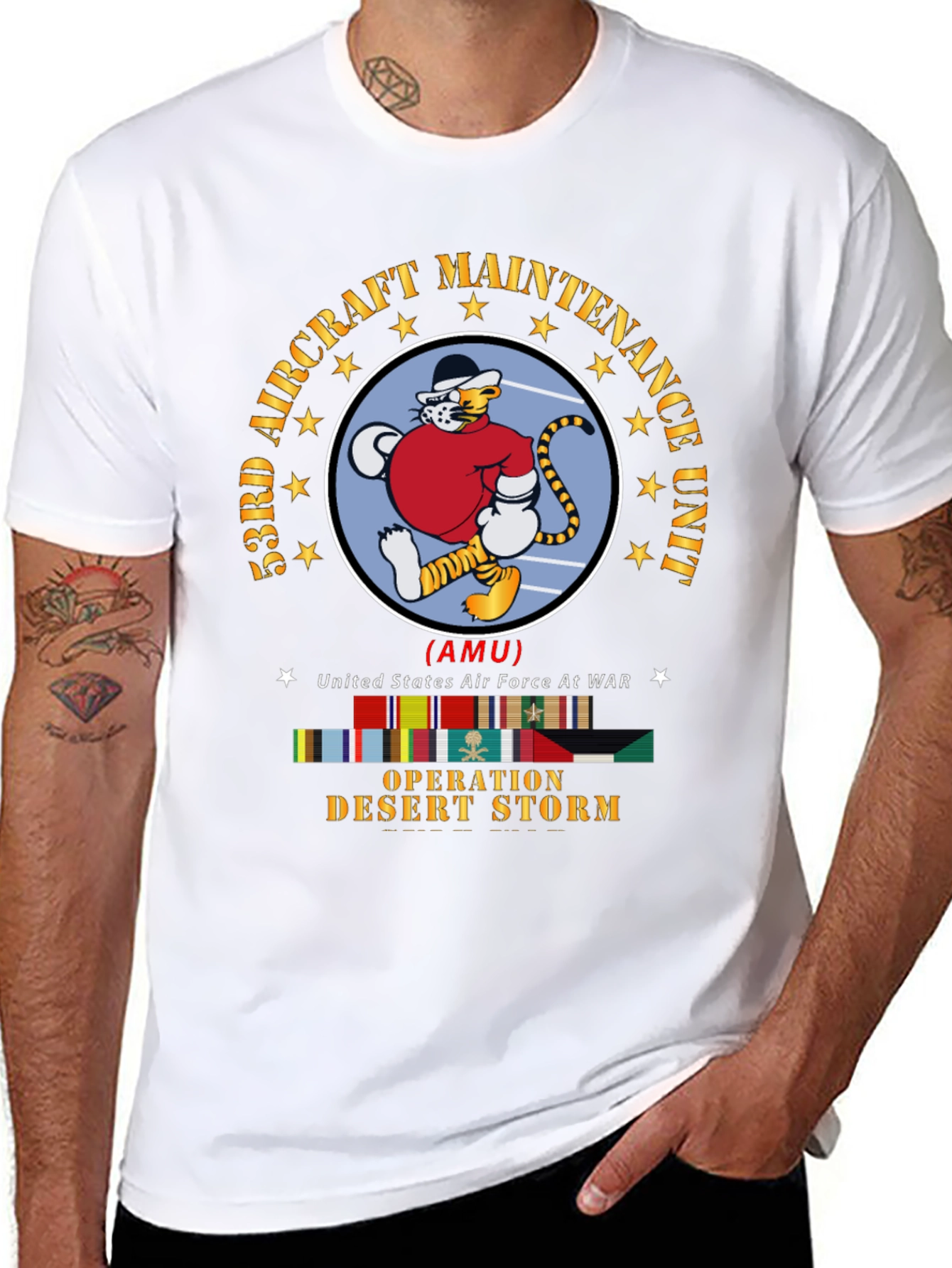 53rd Aircraft Maintenance Unit Operation Desert Storm T-Shirt