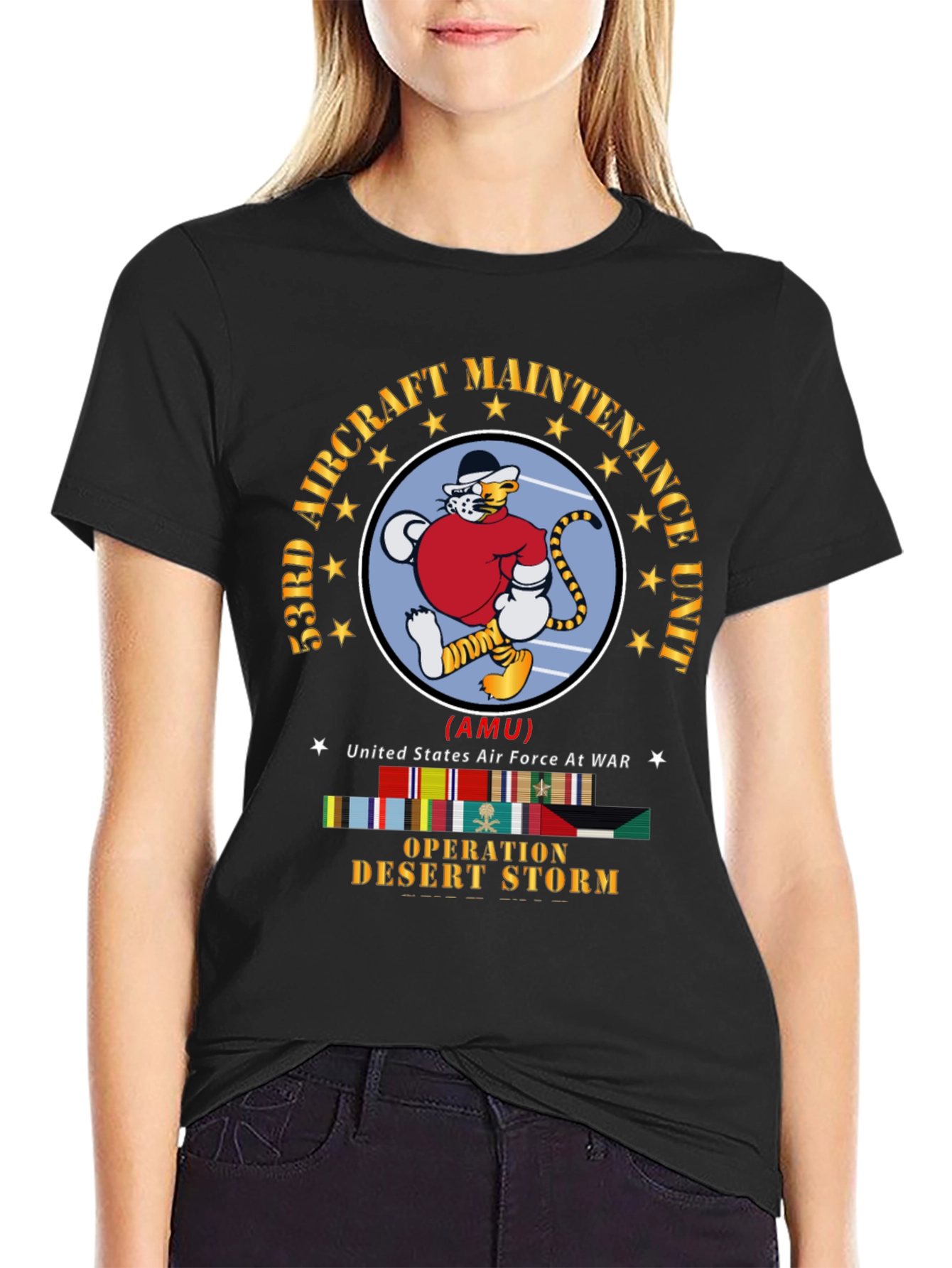 53rd Aircraft Maintenance Unit Operation Desert Storm T-Shirt