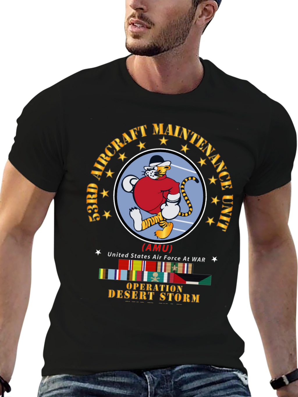53rd Aircraft Maintenance Unit Operation Desert Storm T-Shirt