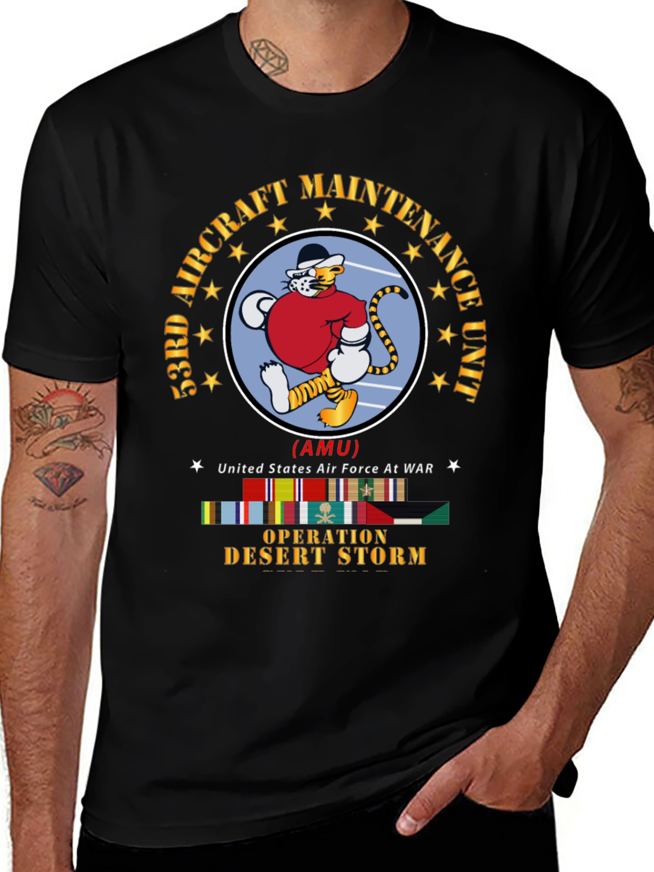 53rd Aircraft Maintenance Unit Operation Desert Storm T-Shirt