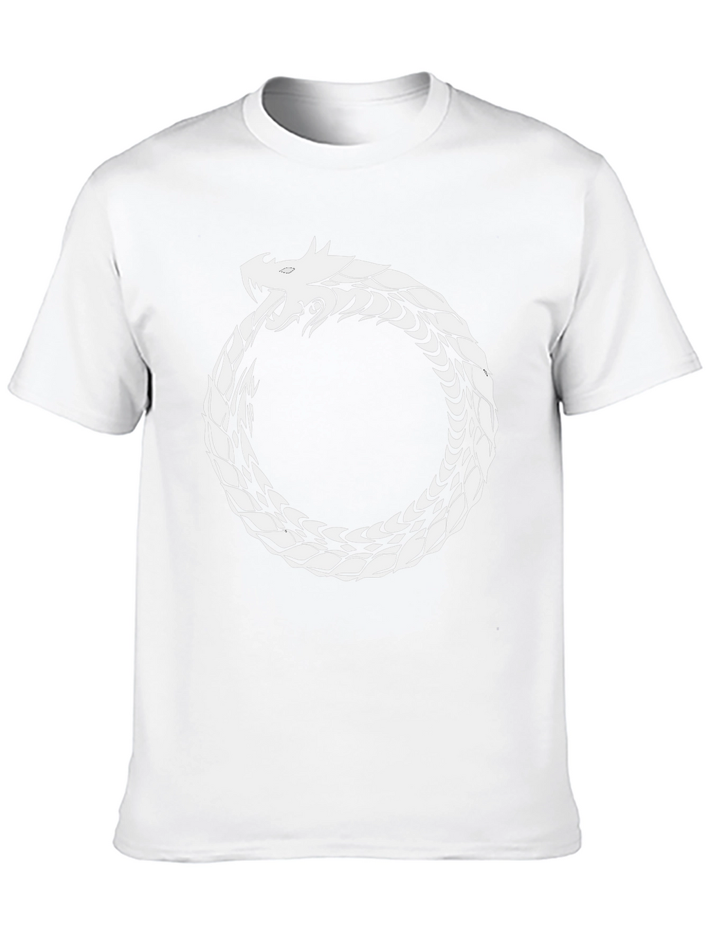 Ouroboros Dragon Graphic Black T-Shirt