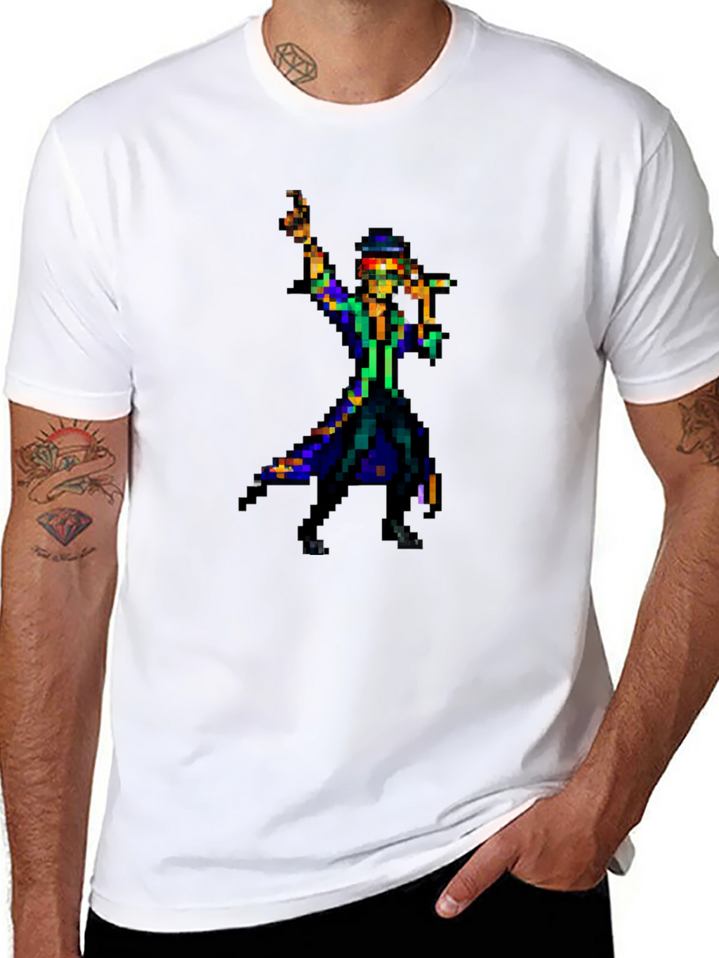 Retro Pixel Art T-Shirt - Cool Graphic Tee