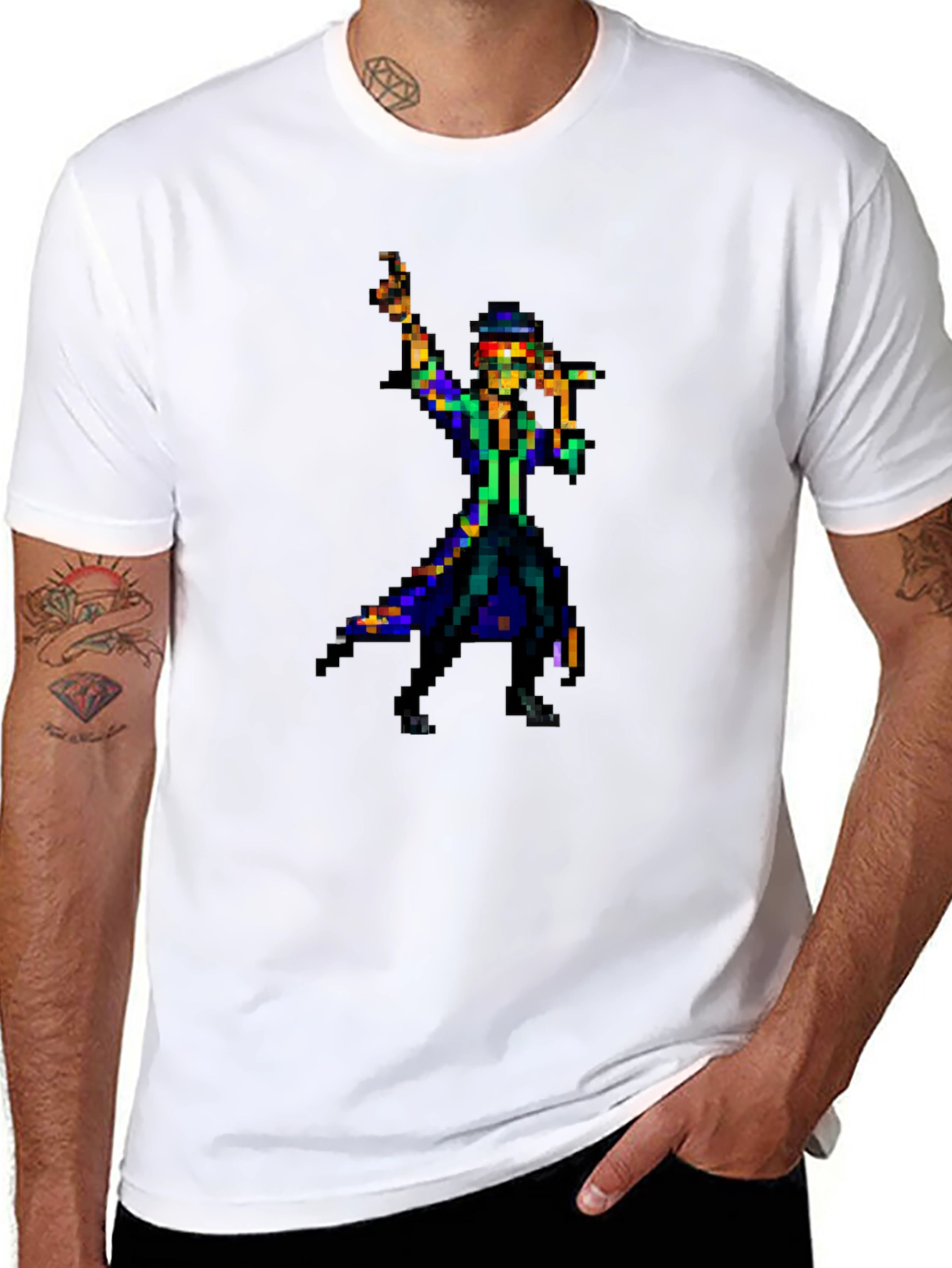 Retro Pixel Art T-Shirt - Cool Graphic Tee