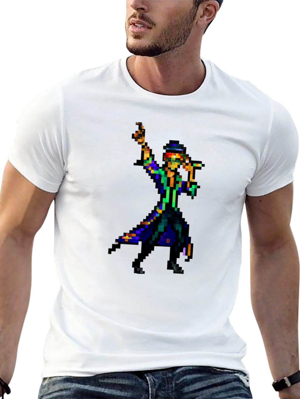 Retro Pixel Art T-Shirt - Cool Graphic Tee