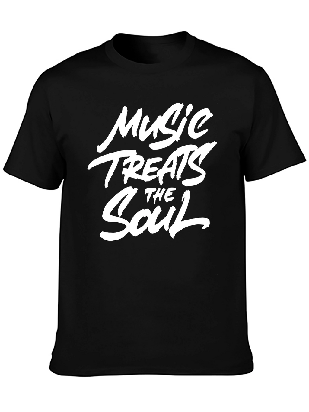 Music Treats the Soul Black Graphic Tee
