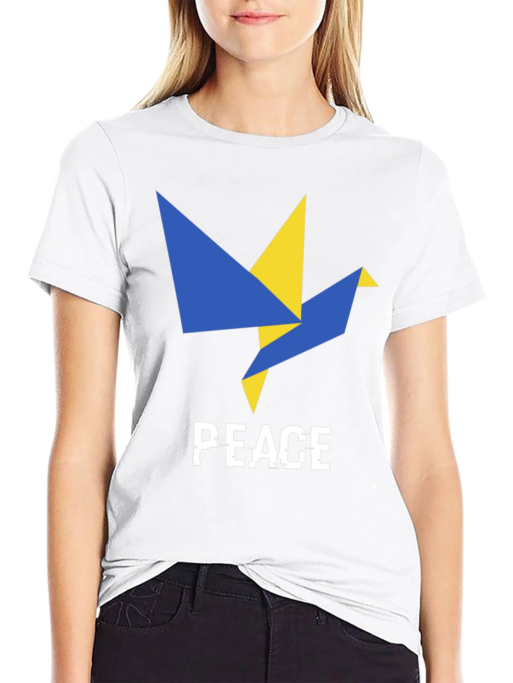 Peace Dove Graphic T-Shirt - Ukraine Support