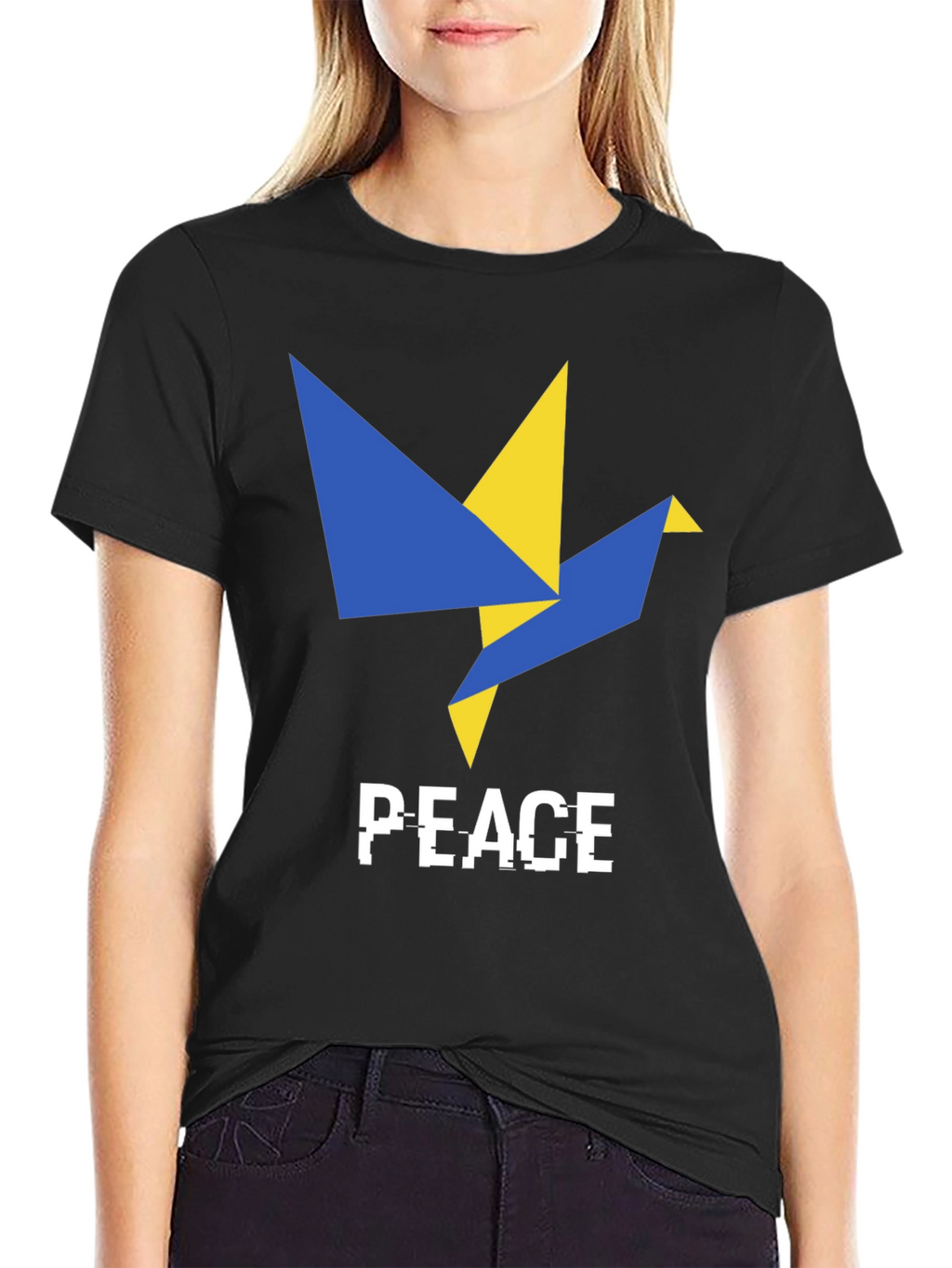 Peace Dove Graphic T-Shirt - Ukraine Support