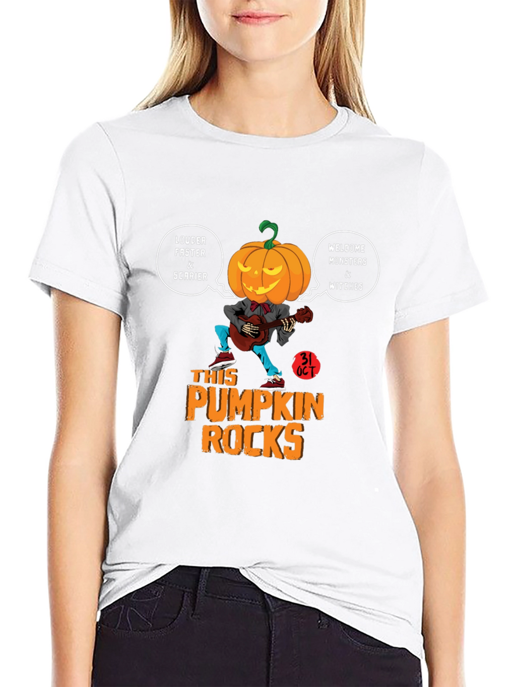 Pumpkin Rocks Halloween T-Shirt
