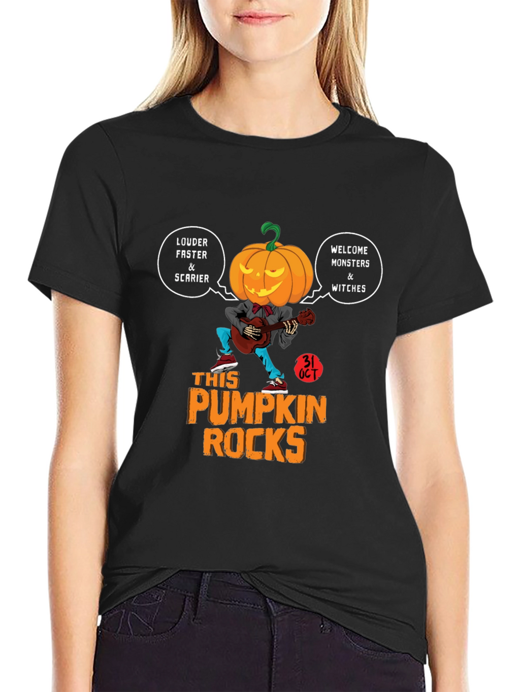 Pumpkin Rocks Halloween T-Shirt