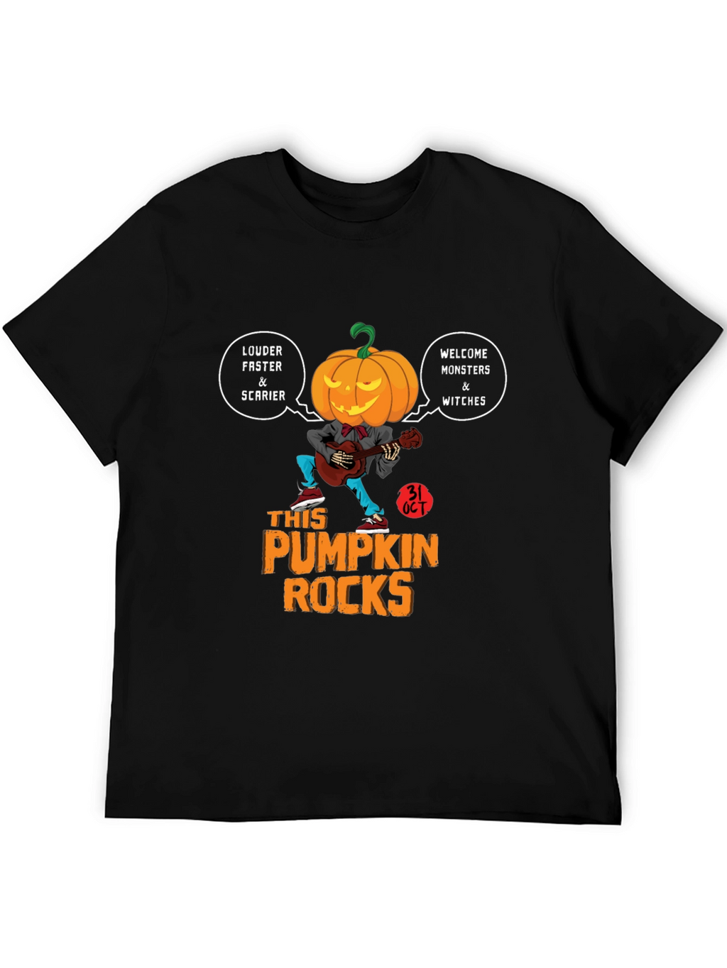 Pumpkin Rocks Halloween T-Shirt
