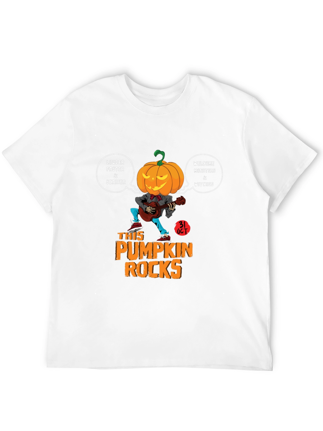Pumpkin Rocks Halloween T-Shirt