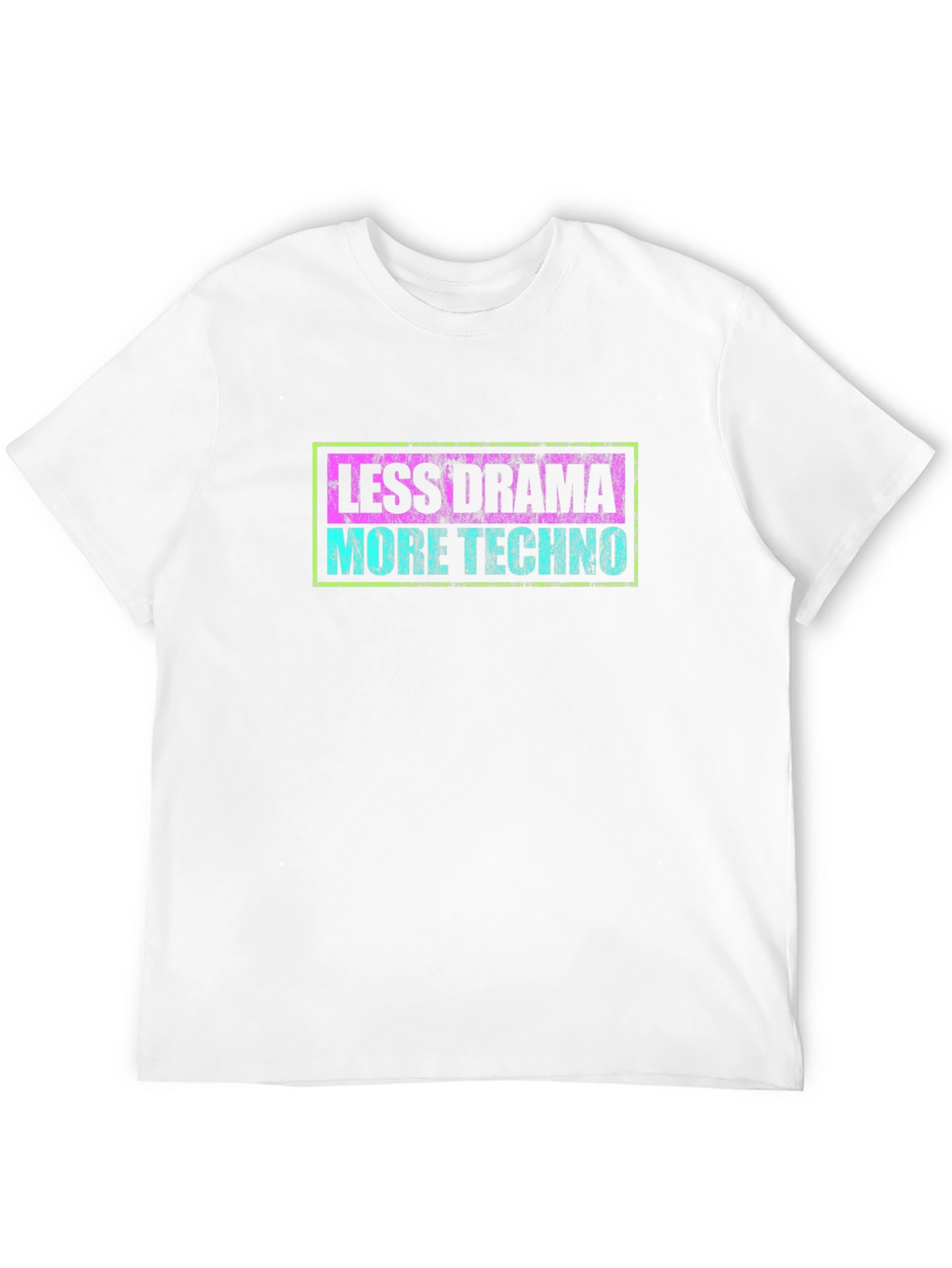 Less Drama More Techno Graphic Tee