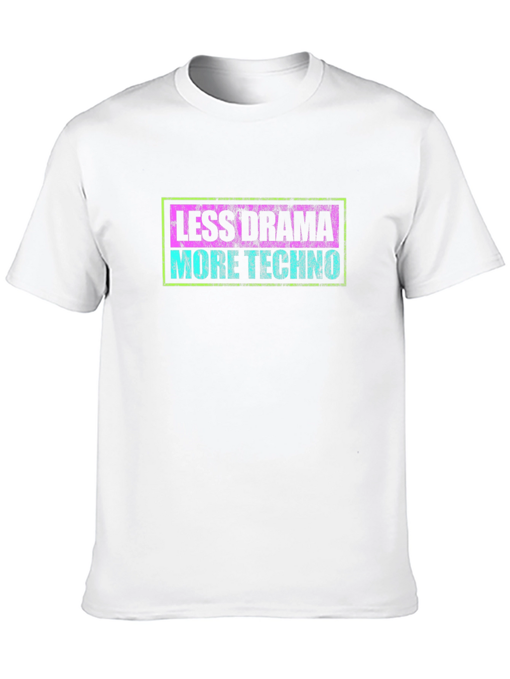 Less Drama More Techno Graphic Tee