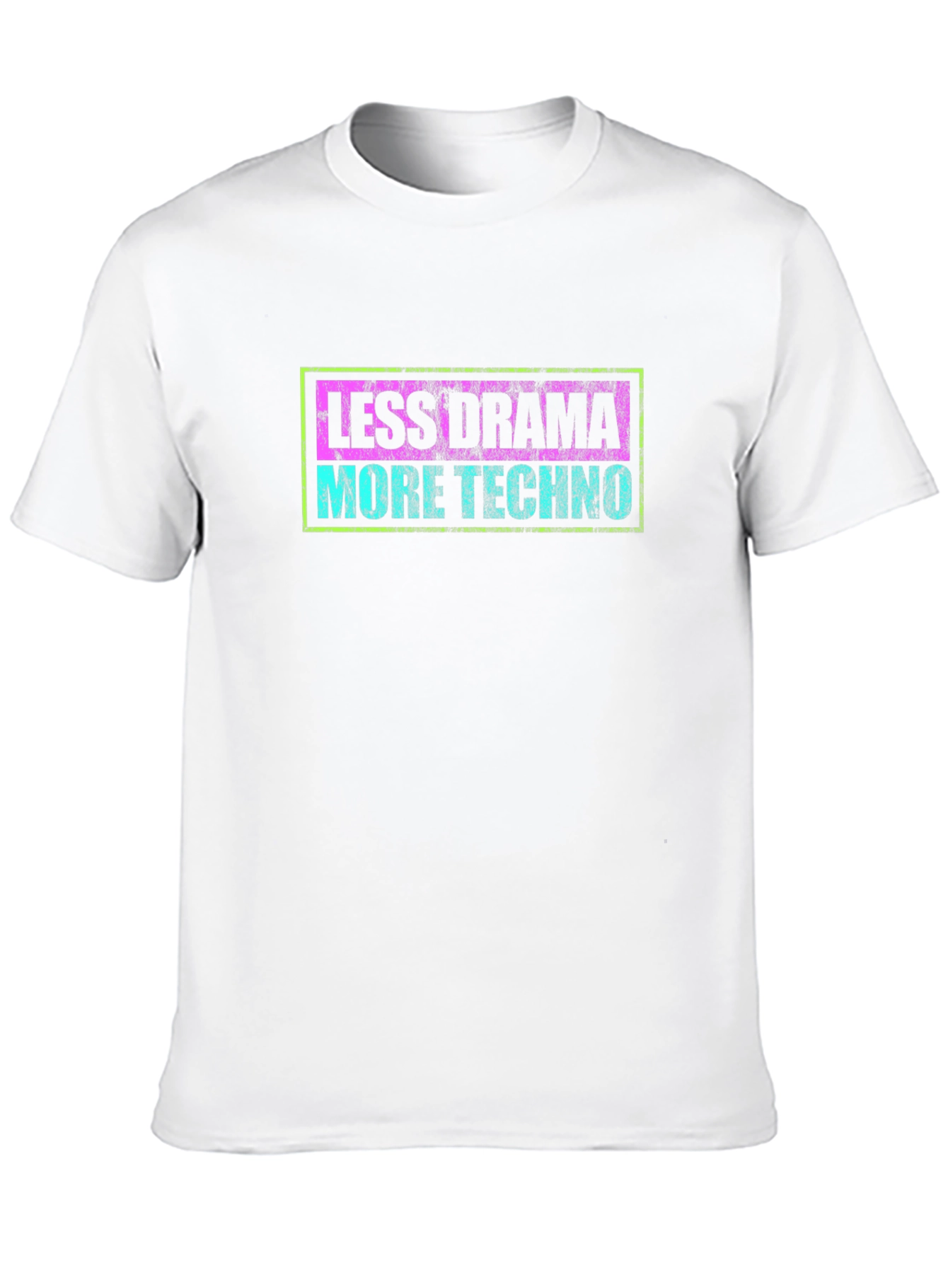 Less Drama More Techno Graphic Tee