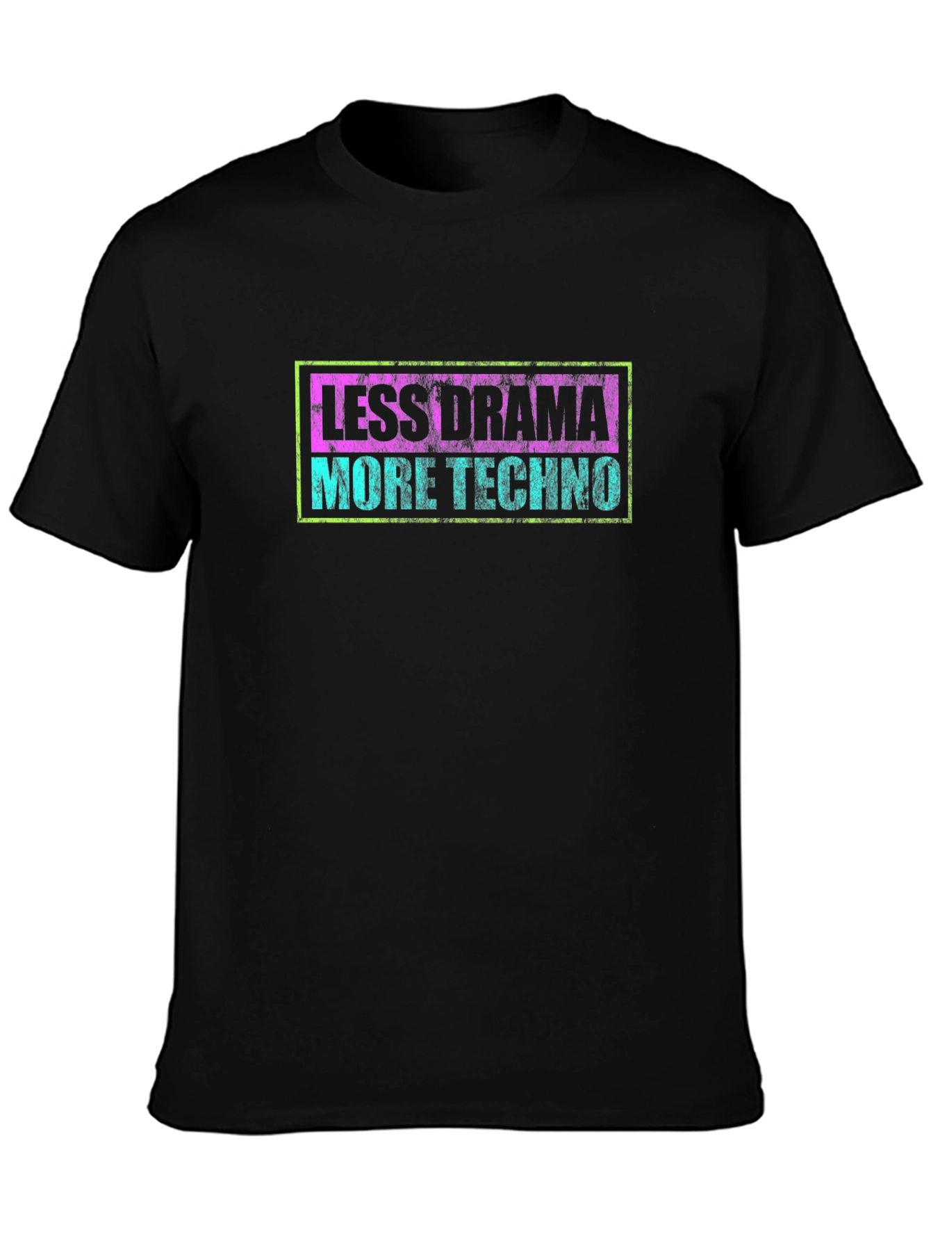 Less Drama More Techno Graphic Tee