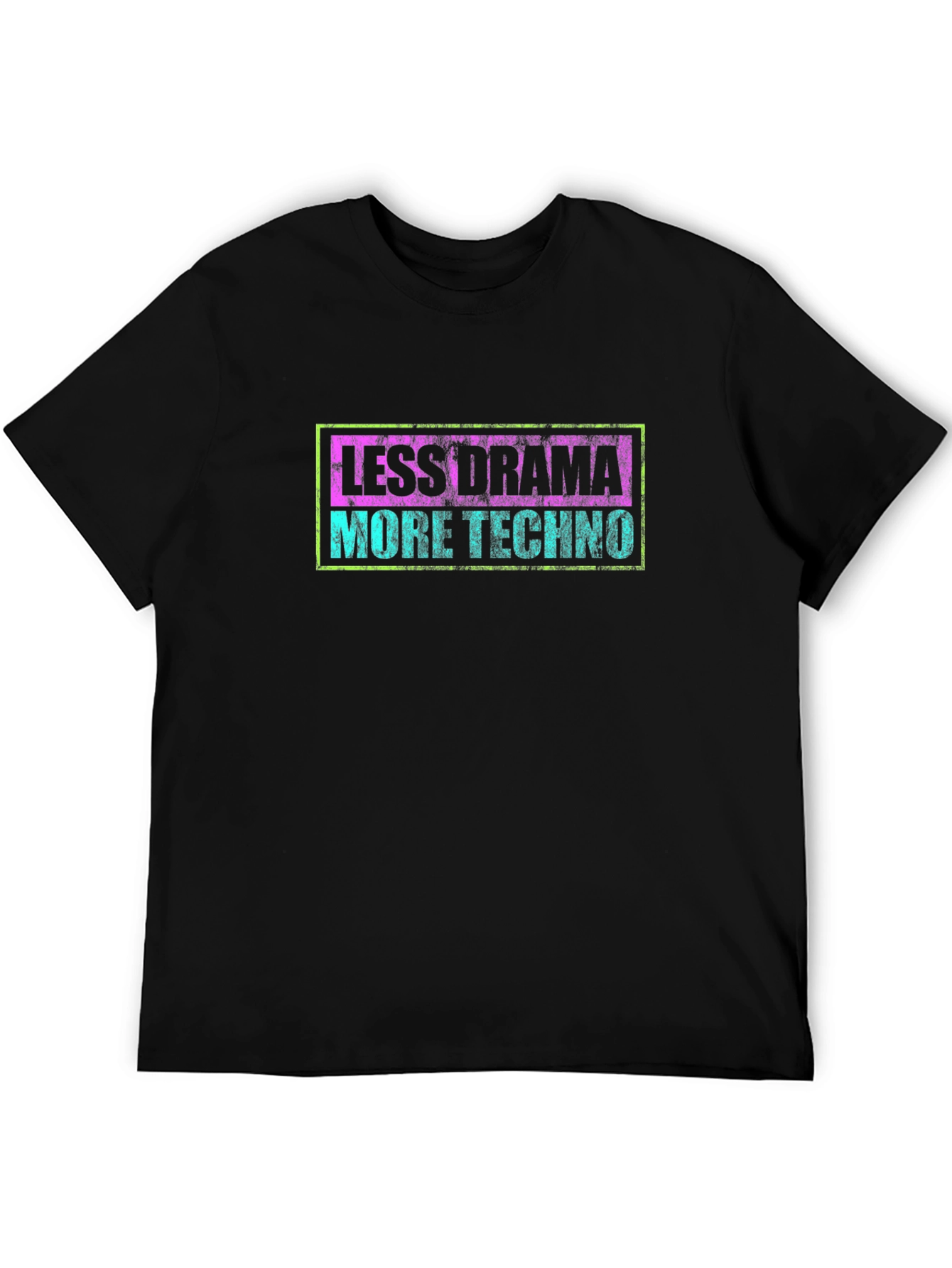 Less Drama More Techno Graphic Tee