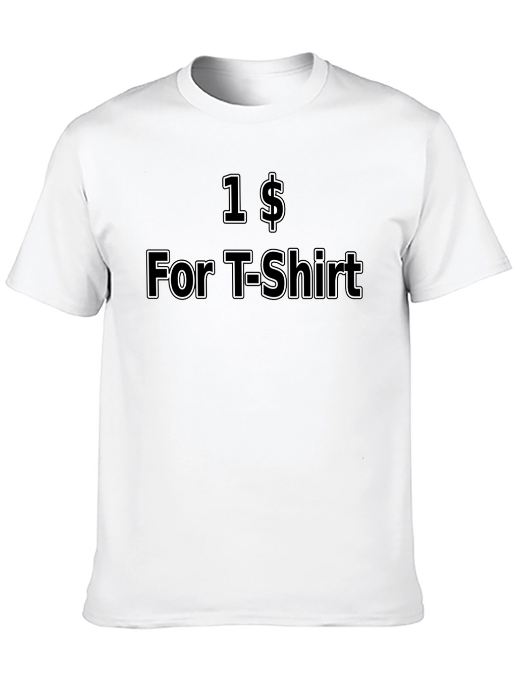 Cheap Black T-Shirt - $1 T-Shirt Deal