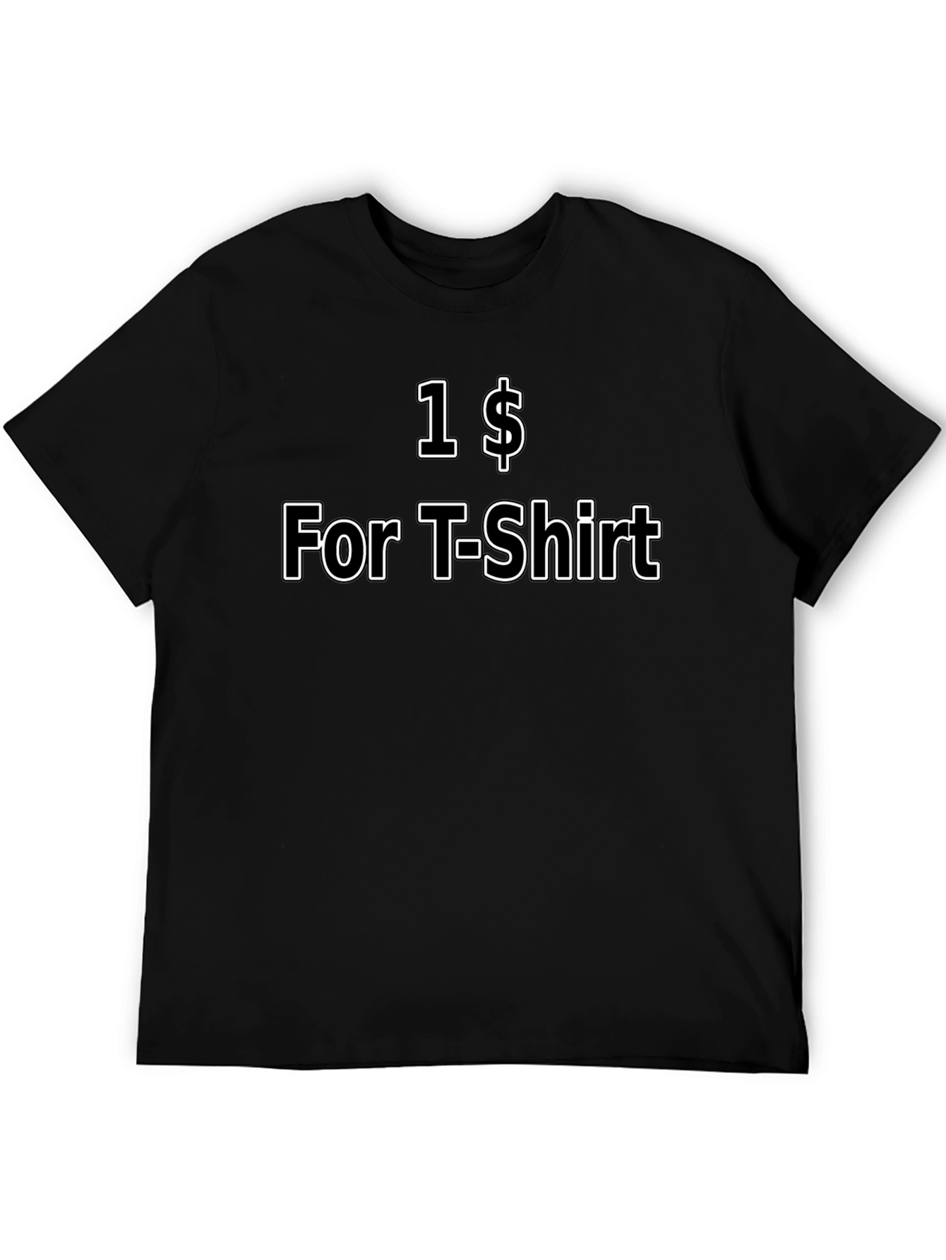 Cheap Black T-Shirt - $1 T-Shirt Deal