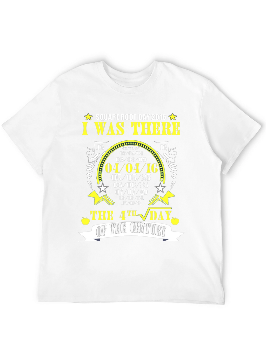 Square Root Day 2016 T-Shirt Math Pun Tee