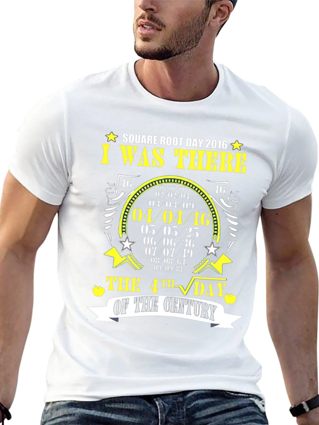 Square Root Day 2016 T-Shirt Math Pun Tee