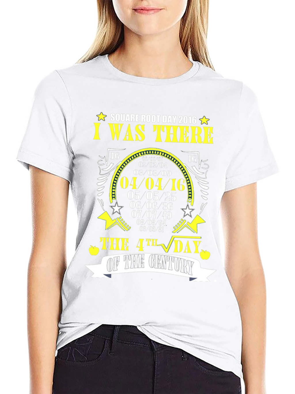 Square Root Day 2016 T-Shirt Math Pun Tee