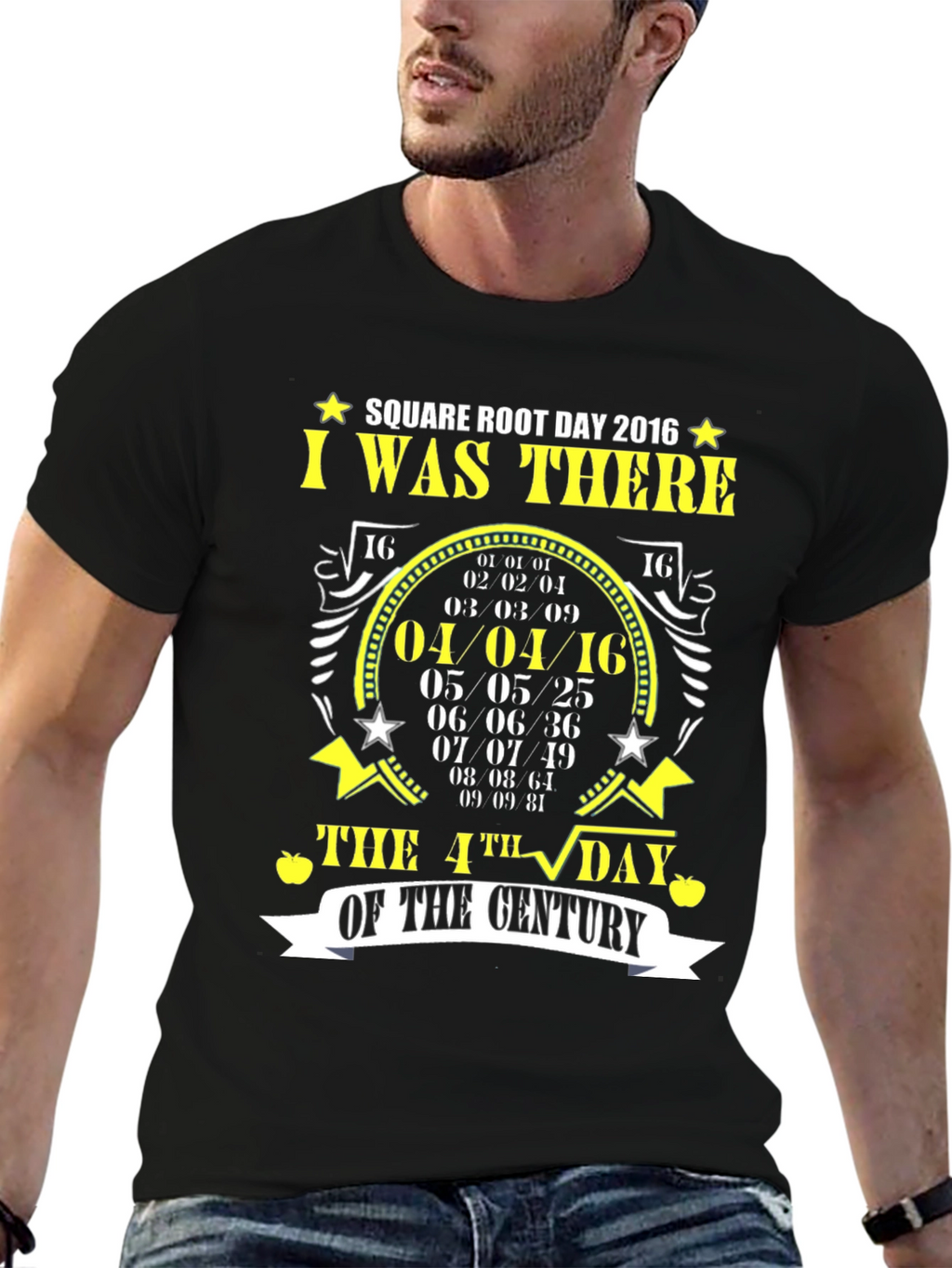 Square Root Day 2016 T-Shirt Math Pun Tee