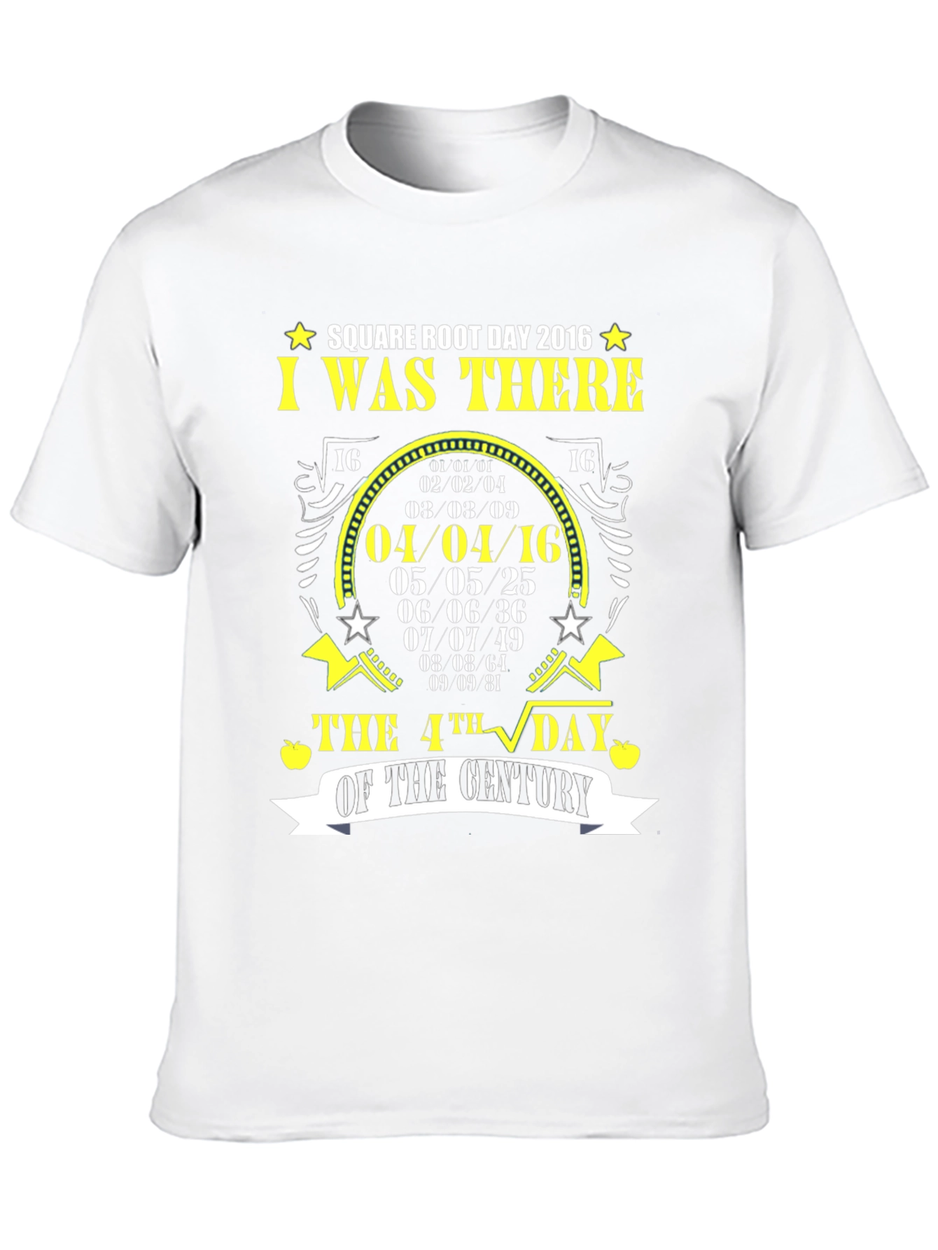 Square Root Day 2016 T-Shirt Math Pun Tee