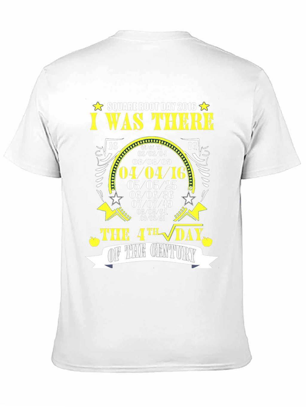 Square Root Day 2016 T-Shirt Math Pun Tee