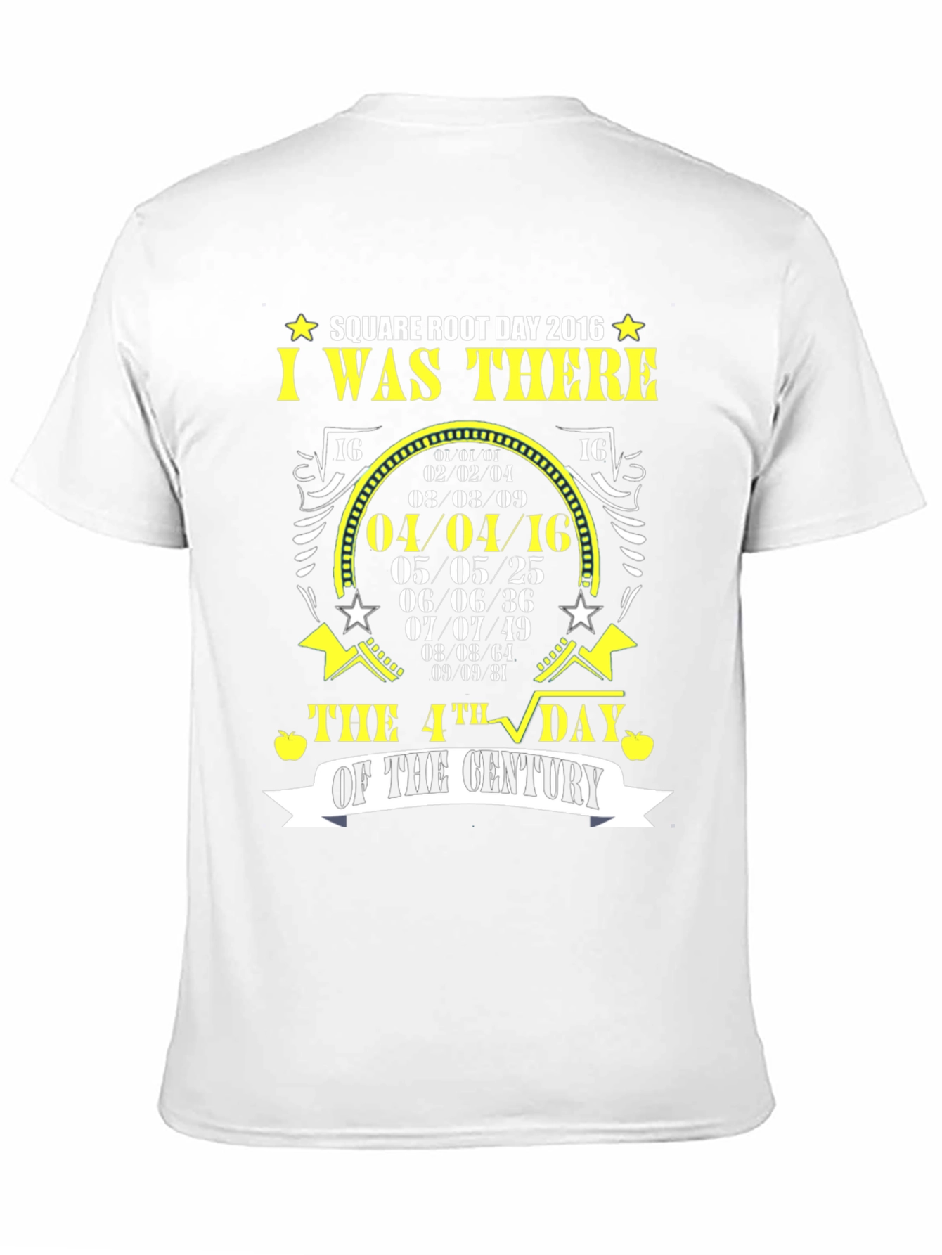 Square Root Day 2016 T-Shirt Math Pun Tee