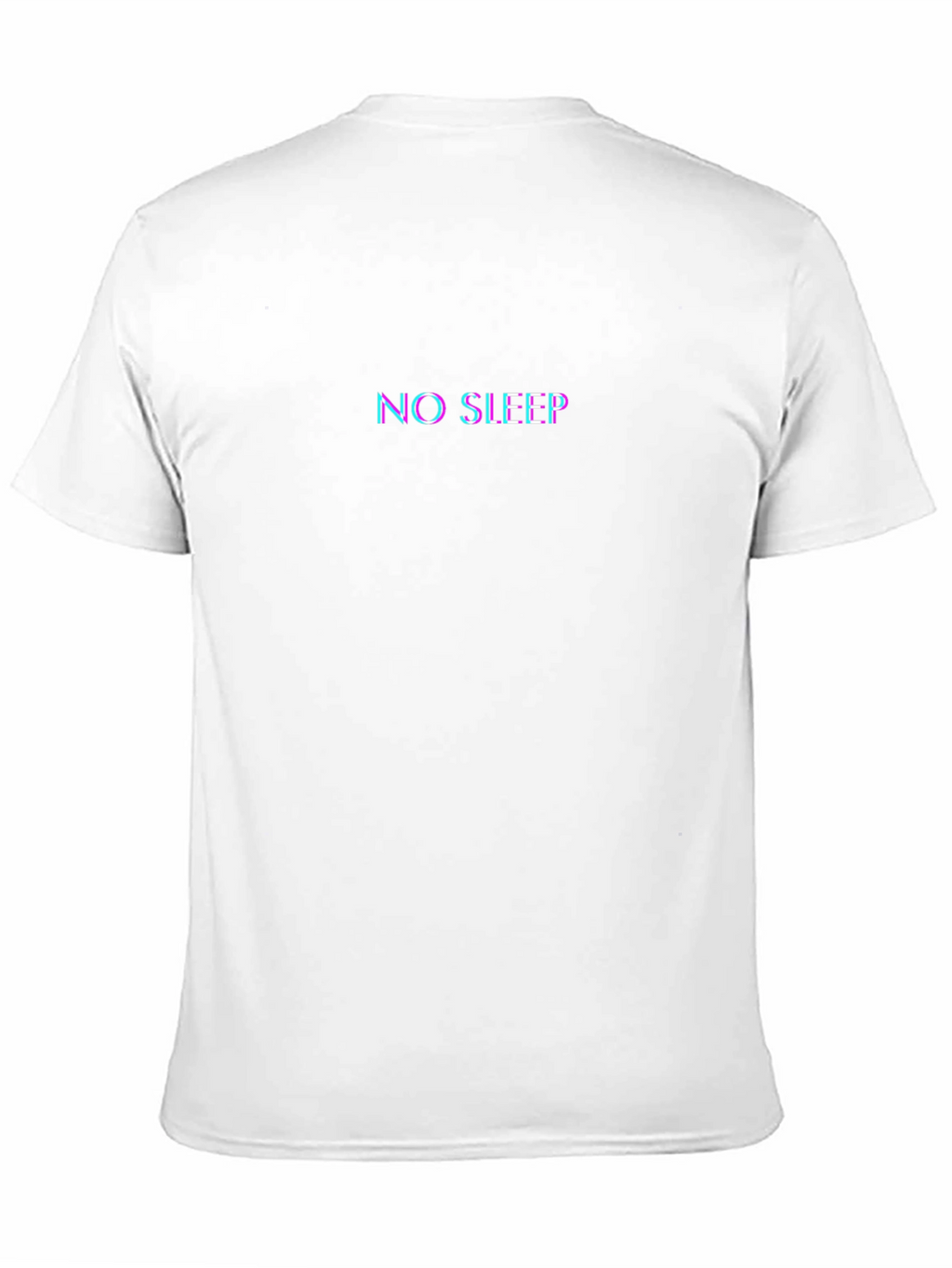 No Sleep Glitch T-Shirt - Black