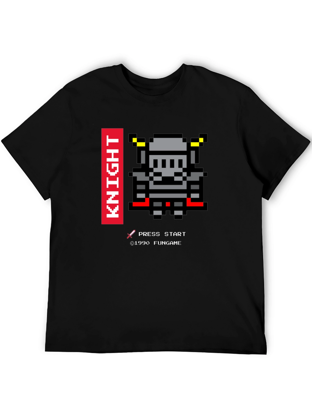 Pixel Knight T-Shirt - Retro Gaming Tee