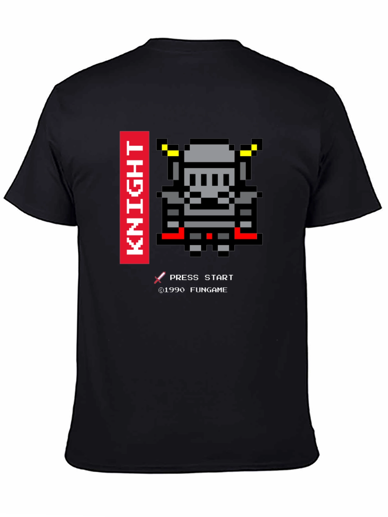 Pixel Knight T-Shirt - Retro Gaming Tee