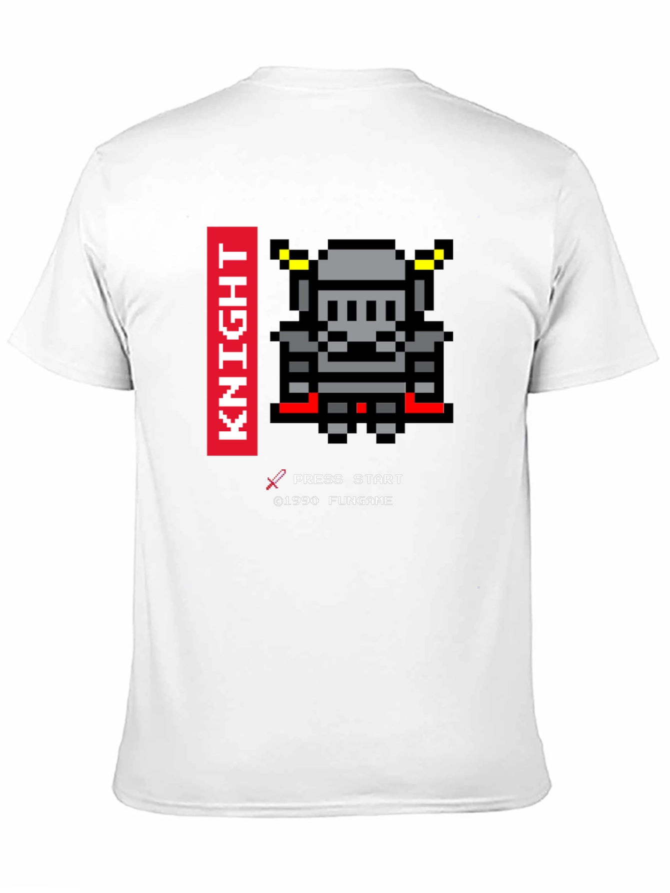 Pixel Knight T-Shirt - Retro Gaming Tee